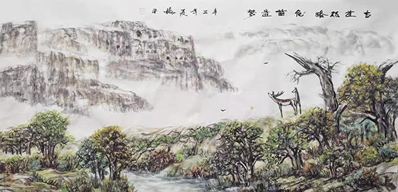 杨平作品12《古道丝路 龟兹遗梦》